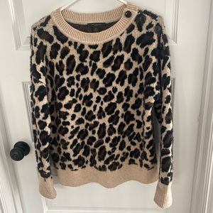 Ann Taylor Cheetah Print Sweater